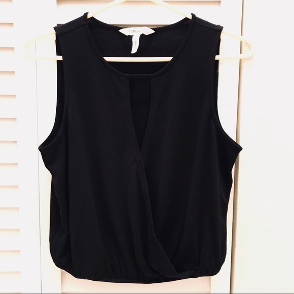 BCBGeneration Wrap Crop Top XS - Picture 1 of 2